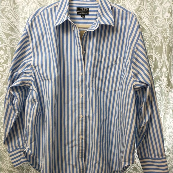 J. Crew Étienne oversized shirt in lightweight oxford Size M - Picture 4 of 4